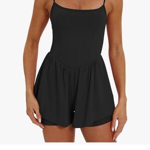 Amazon Black Spaghetti-Strap Romper